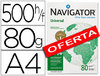 Papel de oficina Navigator Universal 80 grs. (paquete 500 folios)
