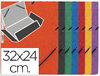 Carpeta de gomas tamaño A4 con tres solapas colores surtidos