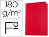 Subcarpeta de archivo en tamaño folio cartulina roja