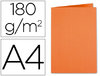 Subcarpeta de archivo en tamaño A4 cartulina naranja