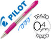 Bolígrafo retráctil Pilot Super Grip rosa