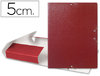 Carpeta de proyectos tamaño folio con lomo de 50 roja