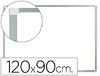 Pizarra blanca magnética de 120 x 90 cm.