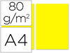 Papel A4 de 80 grs. color amarillo (100 hojas)