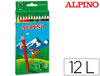 Lápices de colores Alpino con 12 colores