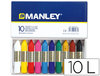 Ceras de colores Manley con 10 colores