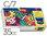Caja con 7 temperas Jovi en colores surtidos