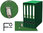 Módulo de 4 archivadores Documenta en color verde