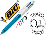 Bolígrafo BIC de 4 colores grip