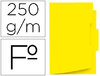 Subcarpeta con pestaña central amarilla en tamaño Folio