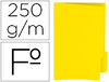 Subcarpeta con pestaña derecha amarilla en tamaño Folio