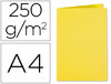 Subcarpeta de archivo A4 cartulina reciclada amarilla