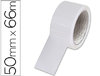 Precinto adhesivo de embalaje blanco de 66 m. x 50 mm.