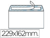 Sobre DIN C5 162 x 229 mm. blanco cierre con tira de silicona