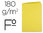 Subcarpeta de archivo en tamaño folio cartulina amarilla