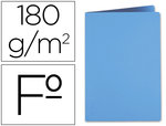 Subcarpeta de archivo en tamaño folio cartulina azul