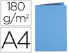 Subcarpeta de archivo en tamaño A4 cartulina azul