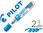 Rotulador de pizarra blanca Pilot VBoard azul recargable