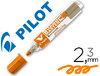 Rotulador de pizarra blanca Pilot VBoard naranja recargable