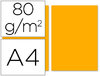 Papel A4 de 80 grs. color naranja (100 hojas)
