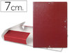 Carpeta de proyectos tamaño folio con lomo de 70 roja