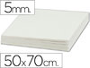 Cartón pluma blanco de 5 mm. en tamaño 50 x 70 cm.