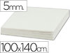 Cartón pluma blanco de 5 mm. en tamaño 100 x 140 cm.