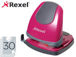 Taladradora de oficina Rexel Easy Touch 30 en color rosa