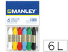 Ceras de colores Manley con 6 colores