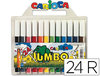 Rotuladores de colores Carioca Jumbo con 24 colores