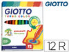 Caja de 12 rotuladores escolares Giotto turbo punta fina