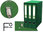Módulo de 3 archivadores Documenta en color verde