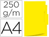 Subcarpeta con pestaña derecha amarilla en tamaño Din A4