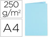 Subcarpeta de archivo A4 cartulina reciclada azul claro