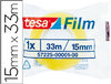 Cinta adhesiva Tesa Film de 33 m. x 15 mm.