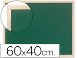 Pizarra verde mural de 60 x 40 cm.